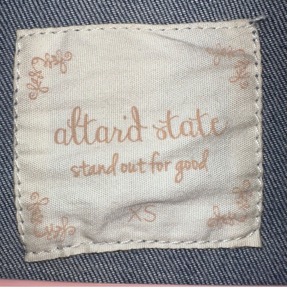 Altar’d State Denim Jacket Good night & Good Luck - Picture 2 of 6